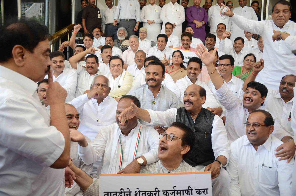 2nd Day Monsoon Assembly Session at Vidhan Bhavan in Mumbai.