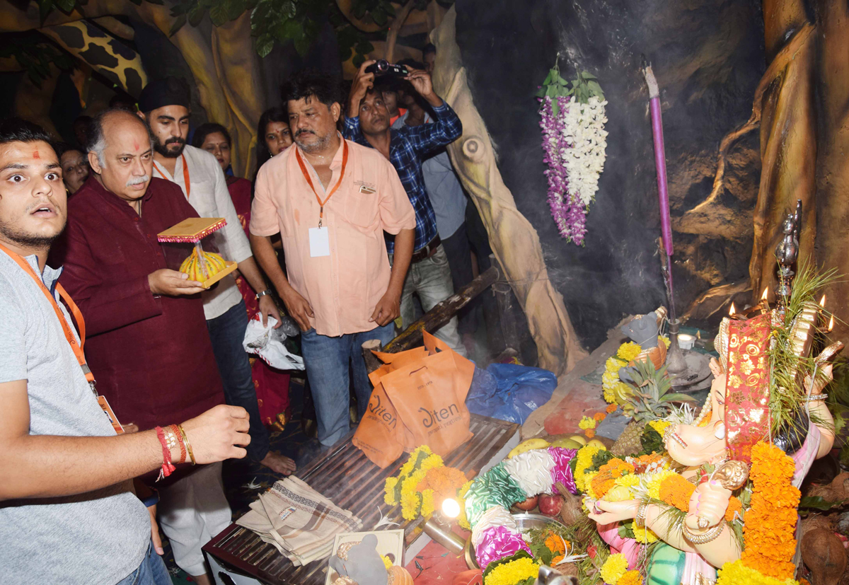 Ganpati Bappa Moorya # Congress Leader Ex.Union Minister & Ex.MP Gurudas Kamat.