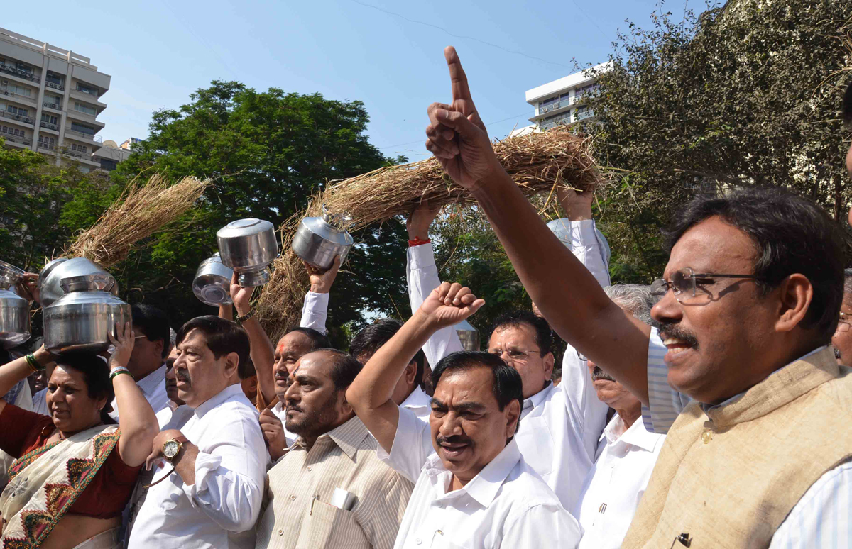 1 st DAY BUDGET SESSION AT VIDHAN BHAVAN IN MUMBAI.