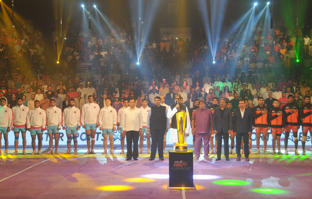 Chief Minister Devendra Fadnavis & Big B Amitabh Bacchan to Inaugurate Sports Star Pro Kabbadi.