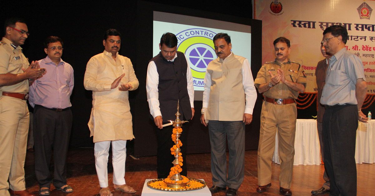 Chief Minister Devendra Fadnavis Inaugurated Road Safety Week-2016 at NCPA Auditorium in Mumbai.