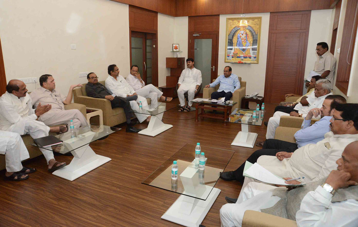 All Party Leader's Meeting Day Before Budget Session in Mumbai.