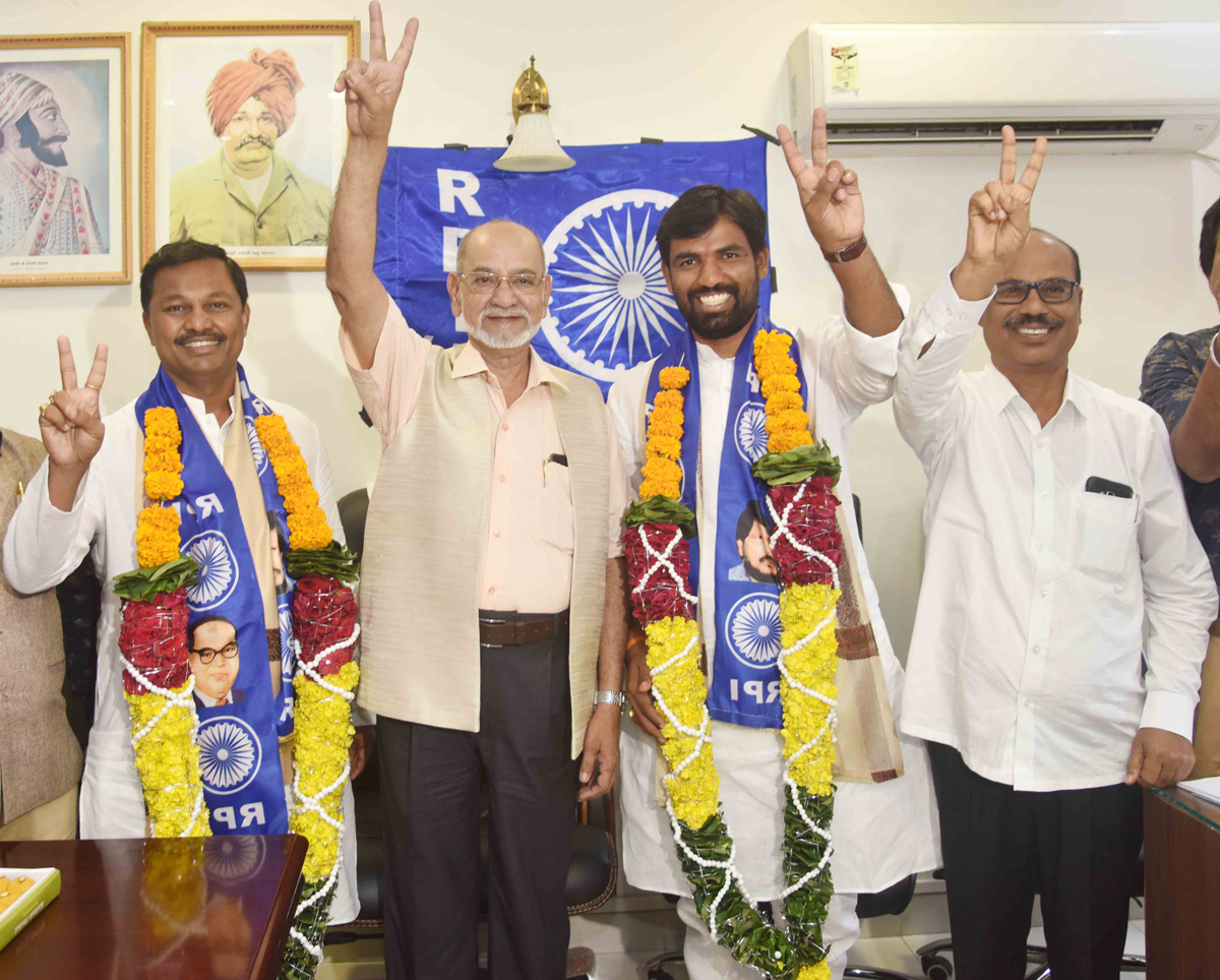 RPI Newly Elected MLA's Felicitation in Mumbai.