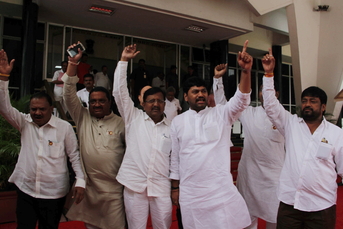 Monsoon Assembly Session at Vidhan Bhavan in Mumbai.