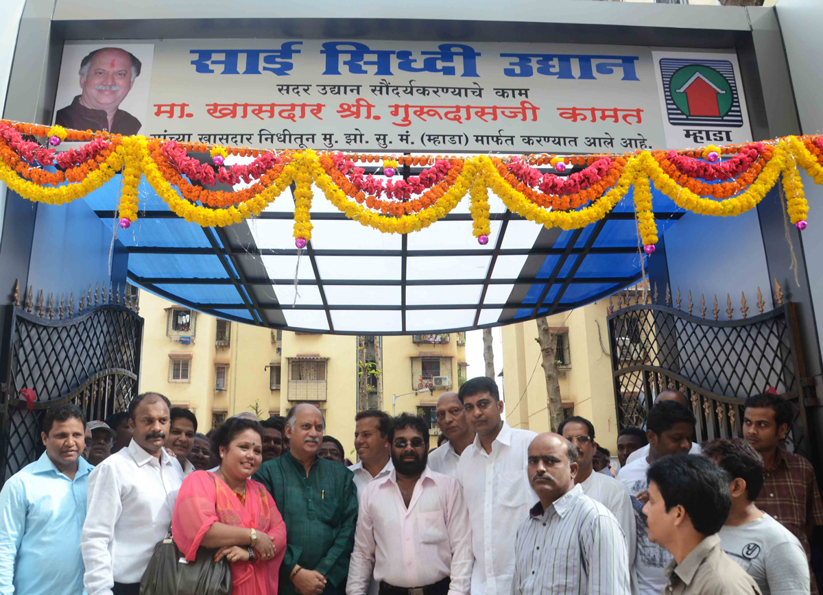 AICC GEN.SEC.& MP.GURUDAS KAMAT AT JOGESHWARI.
