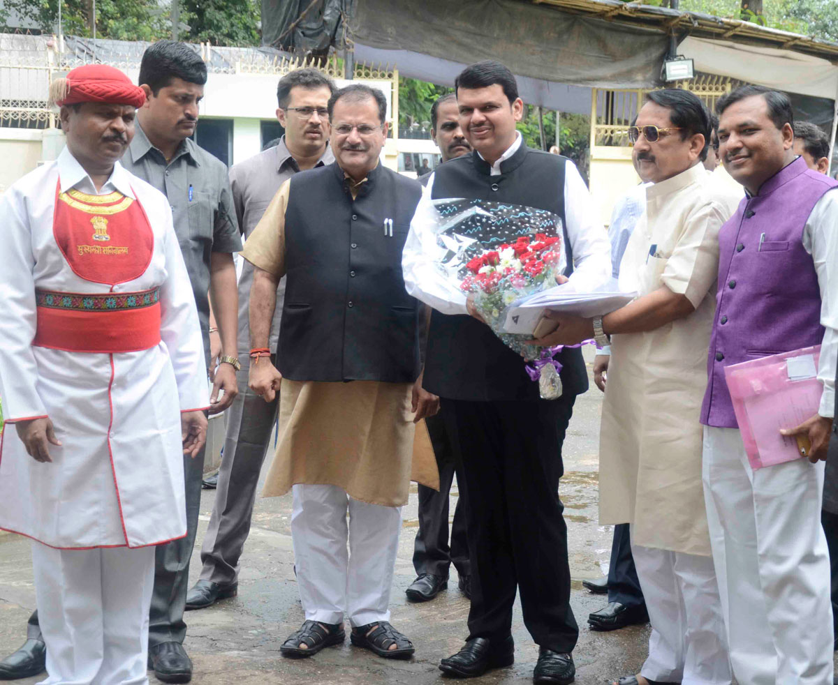 Special Day GST Assembly Session at Mumbai Vidhan Bhavan.