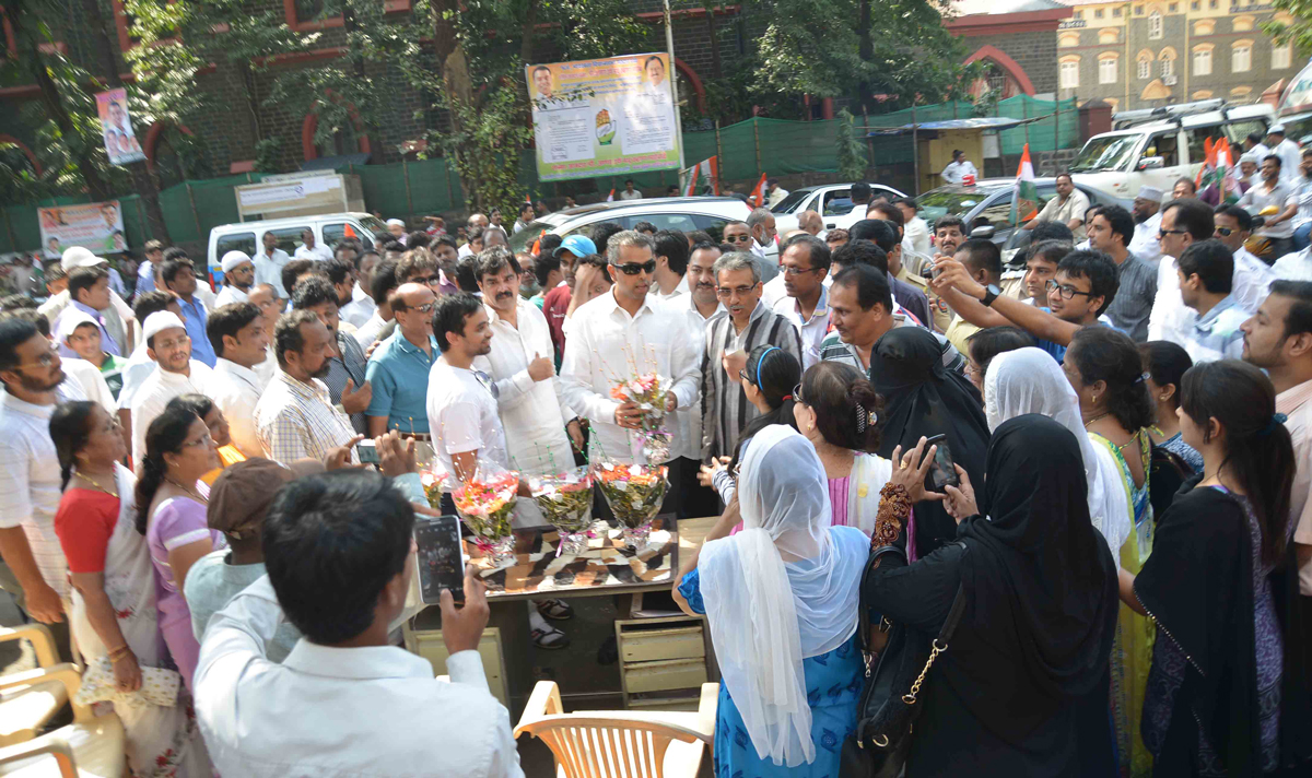 MP.& UNION MINISTER MILIND DEORA IN SOUTH MUMBAI ASSEMBLY.