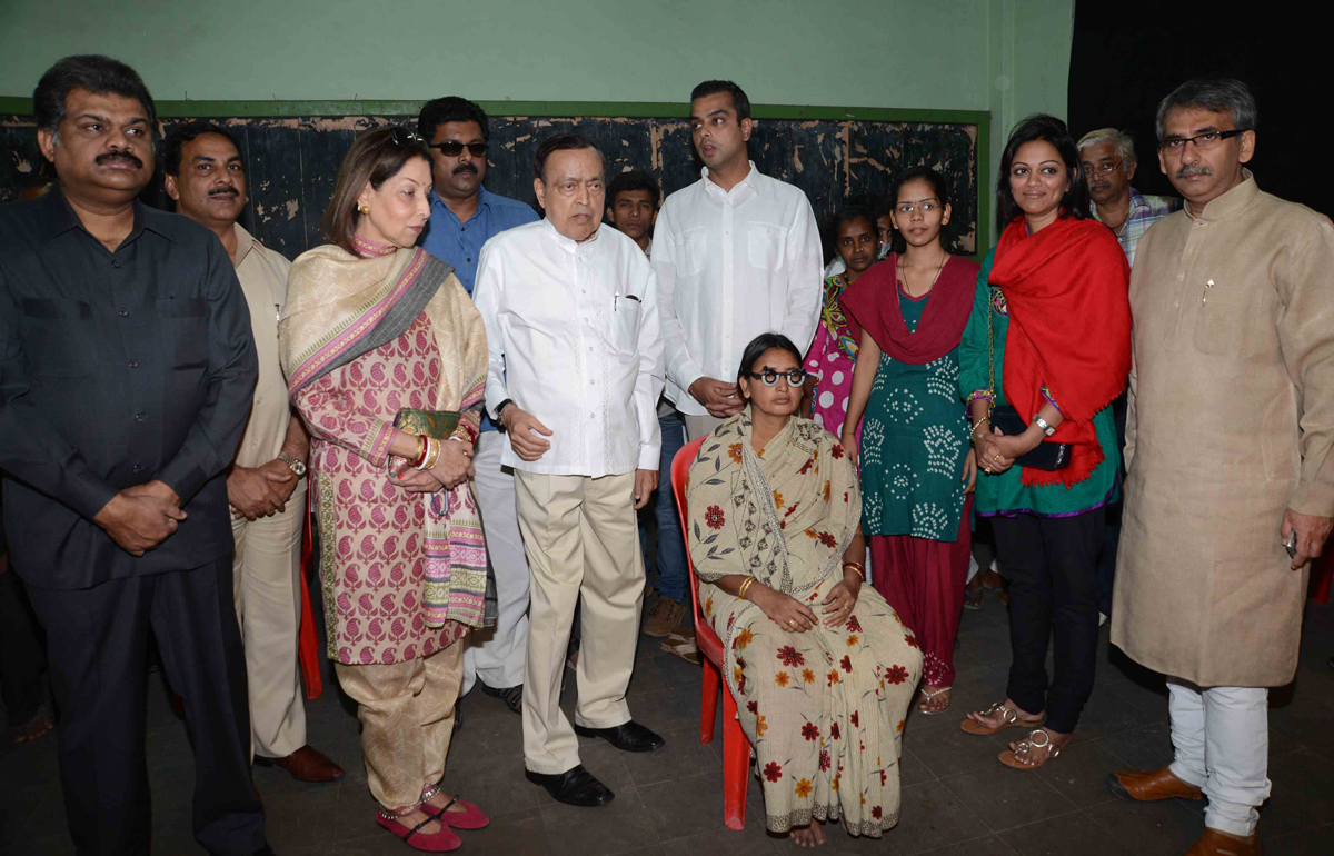UNION MINISTER OF STATE & M.P.MILIND DEORA & KARM ORGANISED 79th FREE EYE CHECK-UP CAMP AT BANE COMPOUND TARDEO MUNICIPAL SCHOOL.