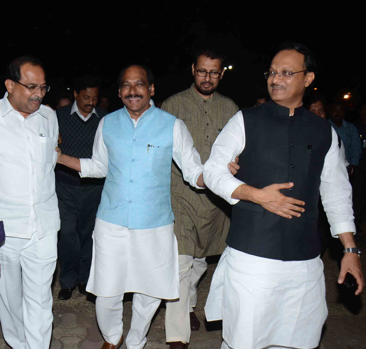 Congress NCP Leaders Meeting at Nagpur During Assembly Winter Session.