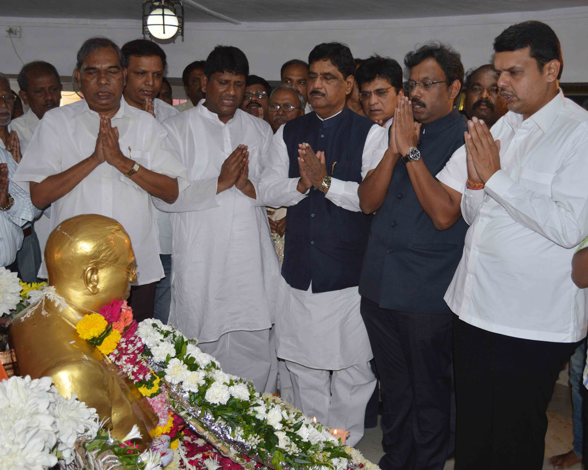 Tribute to Bharat Ratna Dr.Babasaheb Ambedkar on his Mahaparinirvan Din in Mumbai.