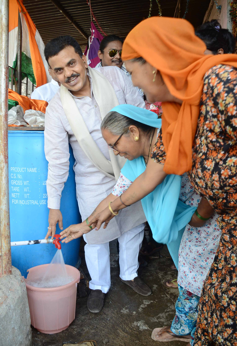 Mumbai Congress President Sanjay Nirupam during Karyakarta Melava at Kandivali Charkop.