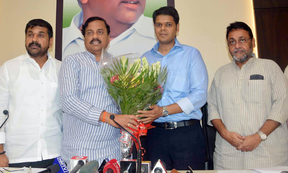 NCP Newly Appointed Mumbai  NCP Yuvak President Niranjan Davkhare.