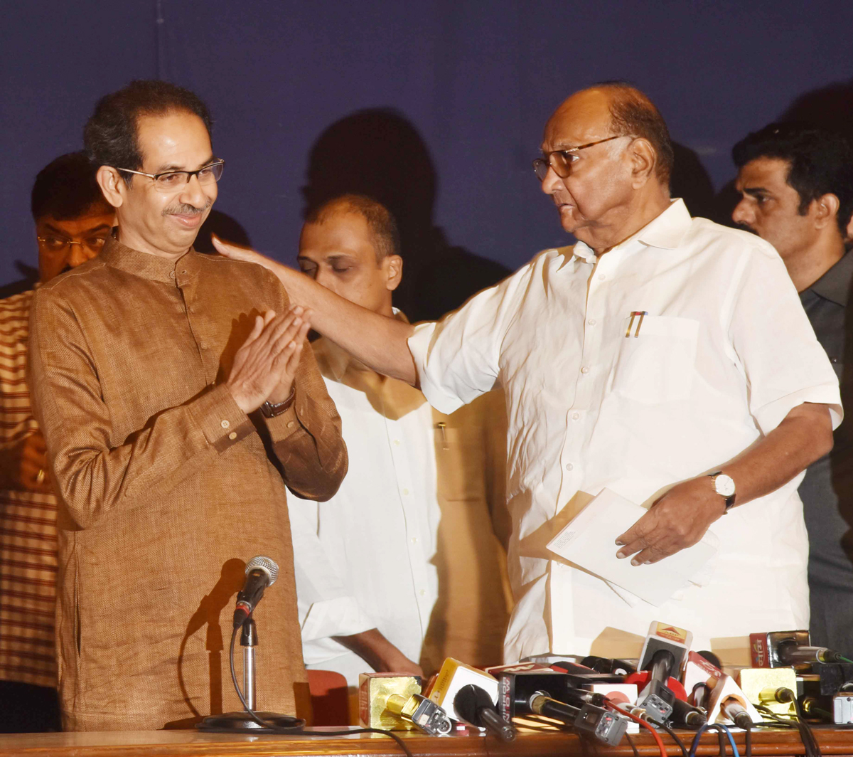 Congress Party Leaders Press Conference.