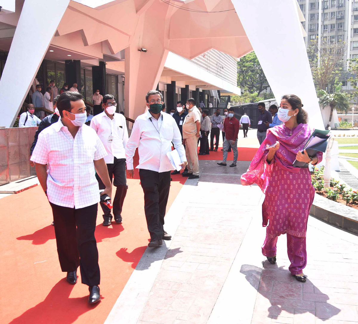 1st Day Mumbai: Maharashtra Assembly's budget session 2021 at Vidhan Bhavan Mumbai.