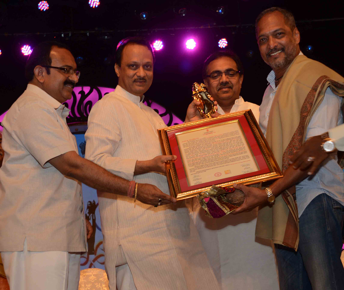 DY.CHIEF MINISTER AJIT PAWAR TO PRESENT 50TH YEAR MARATHI FILM PURASKAR AT RAVINDRA NATYA MANDIR.