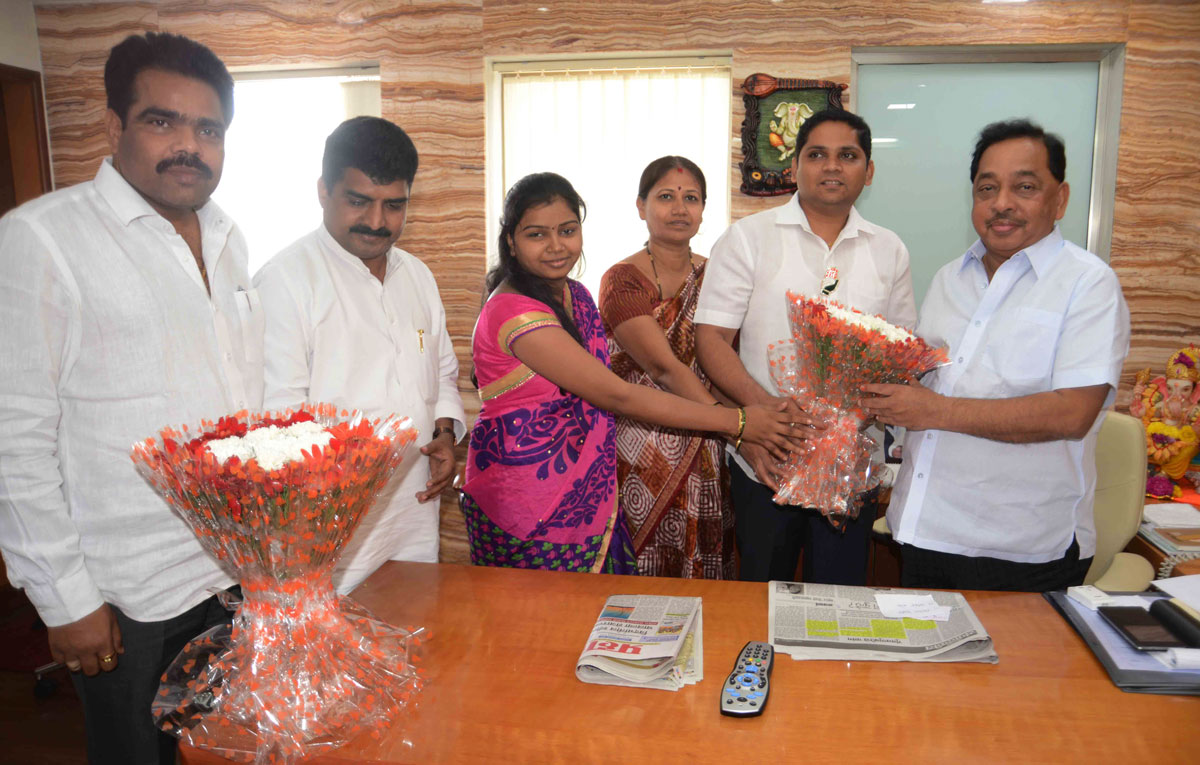 Congress Leader Narayanrao Rane.