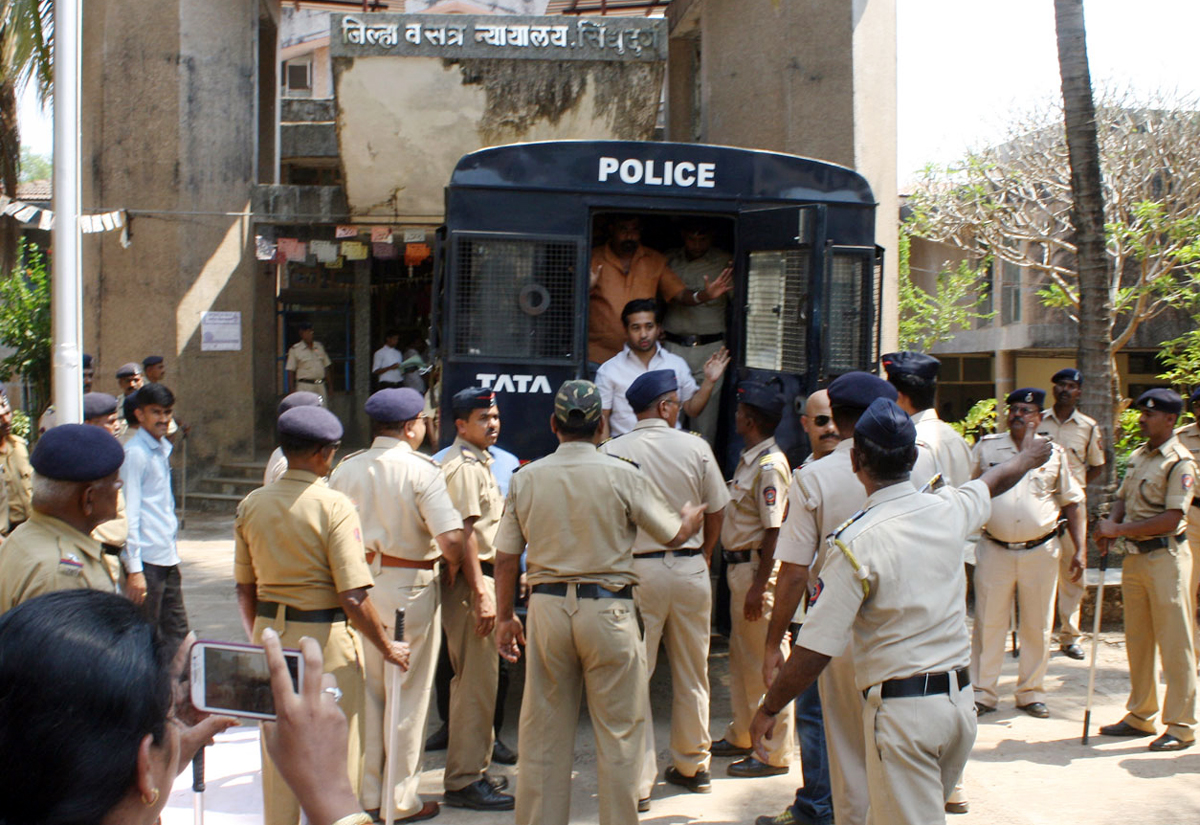 MLA Nitesh Rane in Sindhudurg.