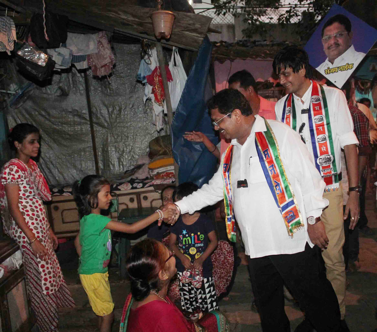 184-Byculla Assembly MNS Candidate Sanjay Naik Campaign Rally.