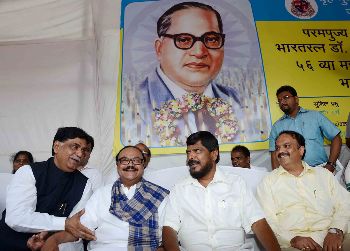 TRIBUTE TO BHARAT RATNA DR.BABASAHEB AMBEDKAR ON HIS MAHAPARINIRVAN DIN AT CHAITY BHOOMI DADAR.