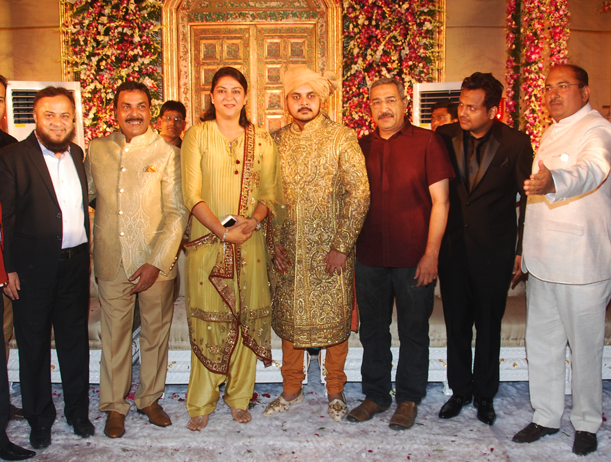 MLA & Former Cabinet Minister Mohd.Arif Naseem Khan Son Mohd. Aamir Khan Weds Sahab Malika Reception Ceremony at Bandra BKC.