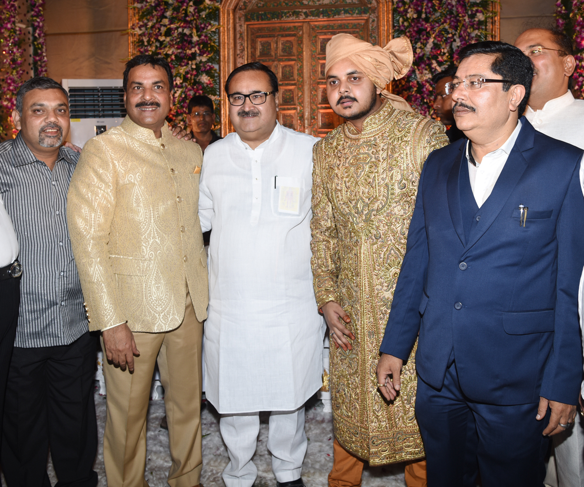 MLA & Former Cabinet Minister Mohd.Arif Naseem Khan Son Mohd. Aamir Khan Weds Sahab Malika Reception Ceremony at Bandra BKC.