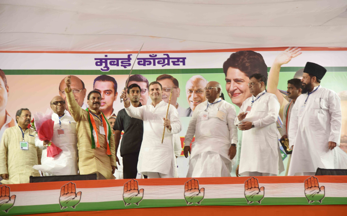 Congress Leader Rahul Gandhi (MP) Campaign Rally in Mumbai at Chandivali Vidhansabha