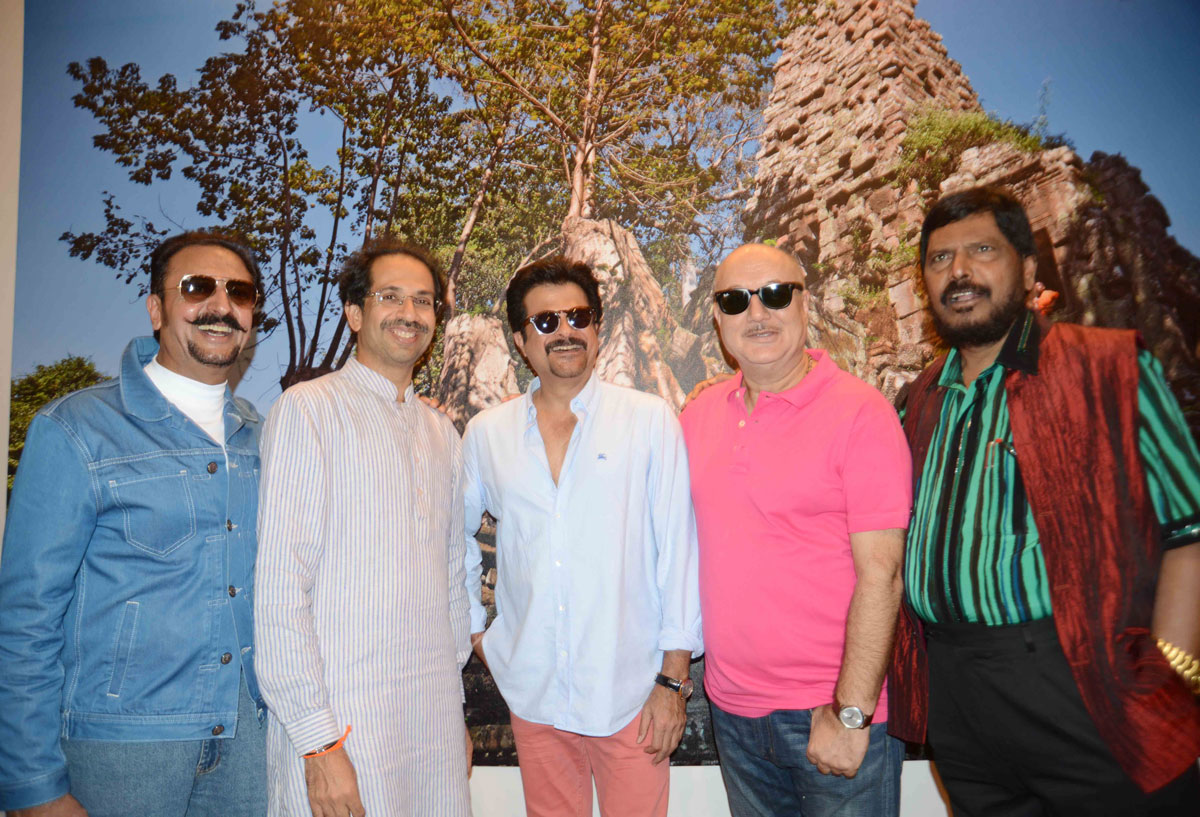 Politician's & Cine Star's Visited Shiv Sena Chief Uddhav Thackeray's Photo Exhibition at Jehangir Art Gallery.