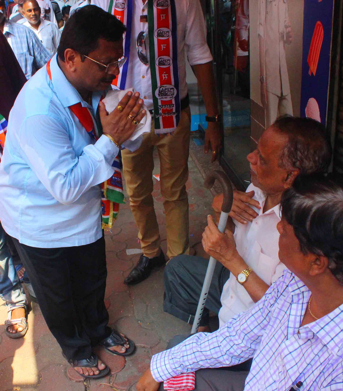 184-Byculla Assembly MNS Candidate Sanjay Naik Campaign Rally.