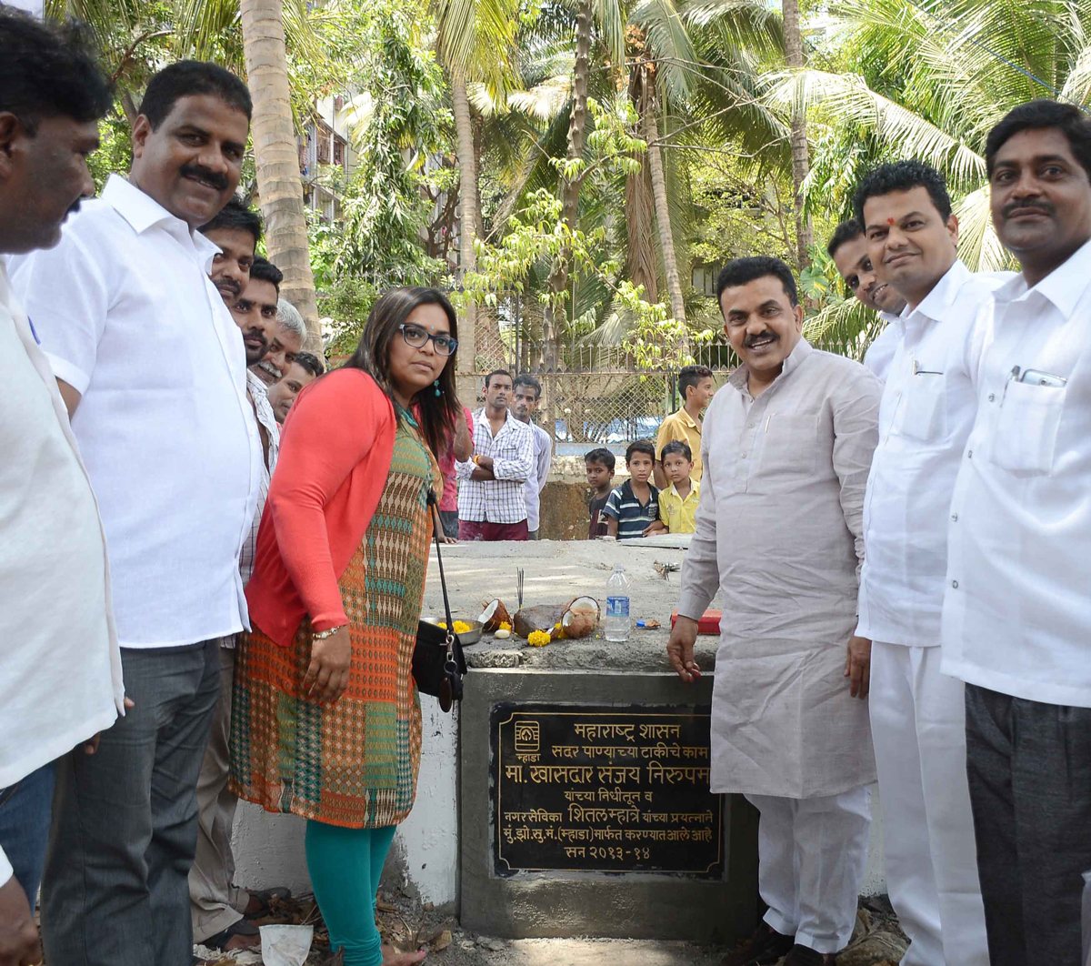 Mumbai Congress President Sanjay Nirupam during Karyakarta Melava at Kandivali Charkop.