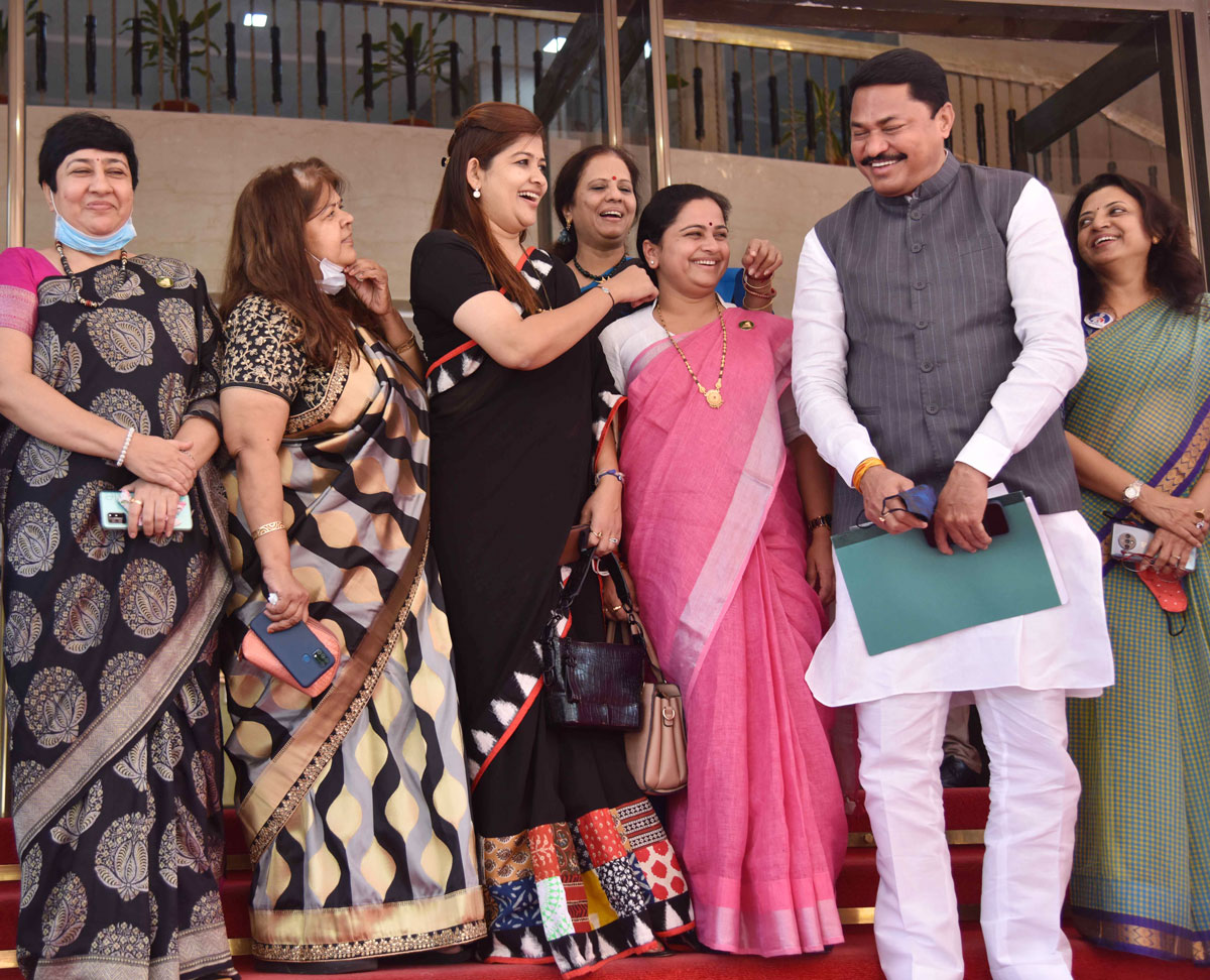 Budget Session Day & Women's Day Maharashtra Assembly's Budget Session 2021 at Vidhan Bhavan Mumbai.