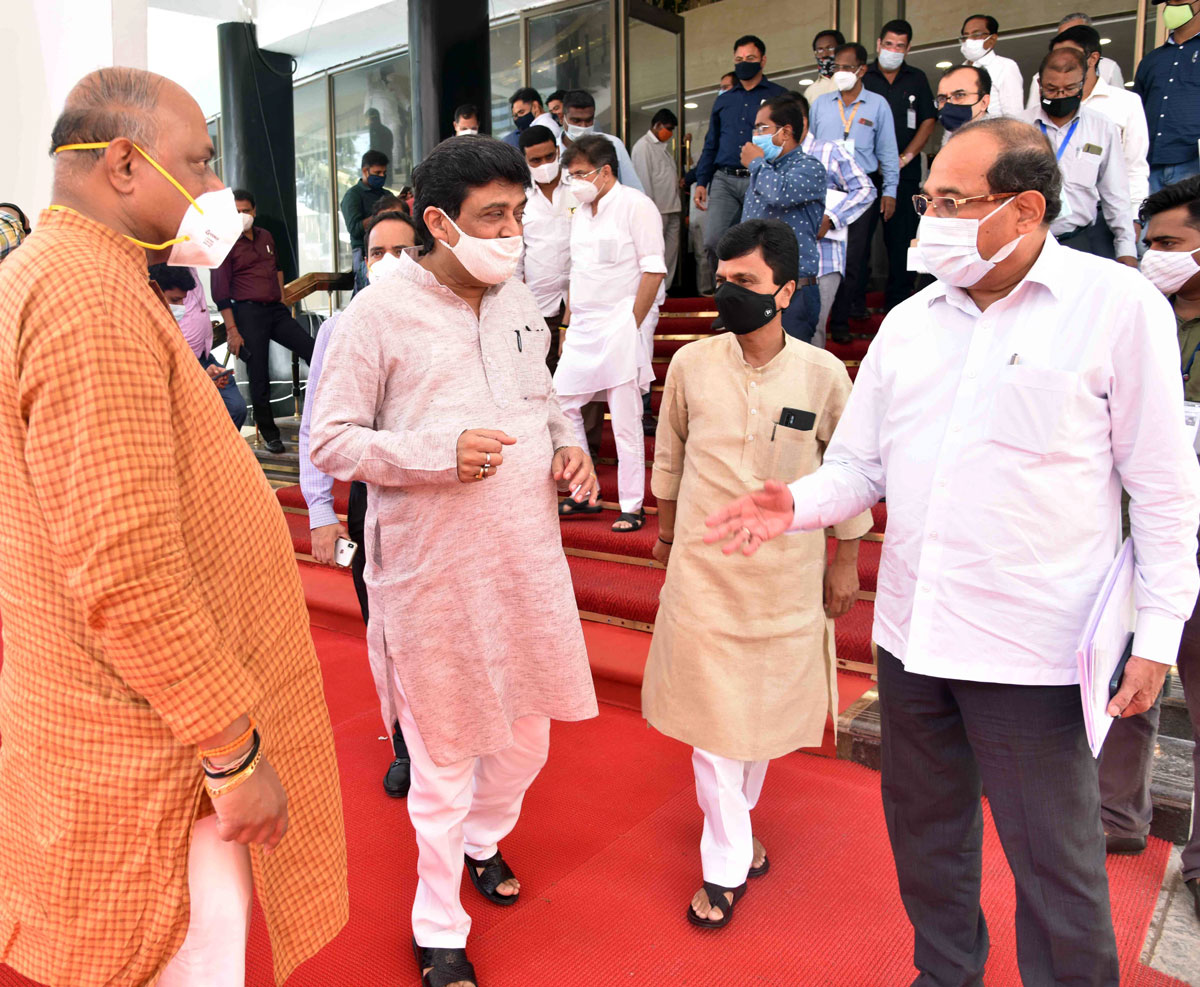 Vidhan Bhavan 2nd Day Assembly Monsoon Session at Mumbai.