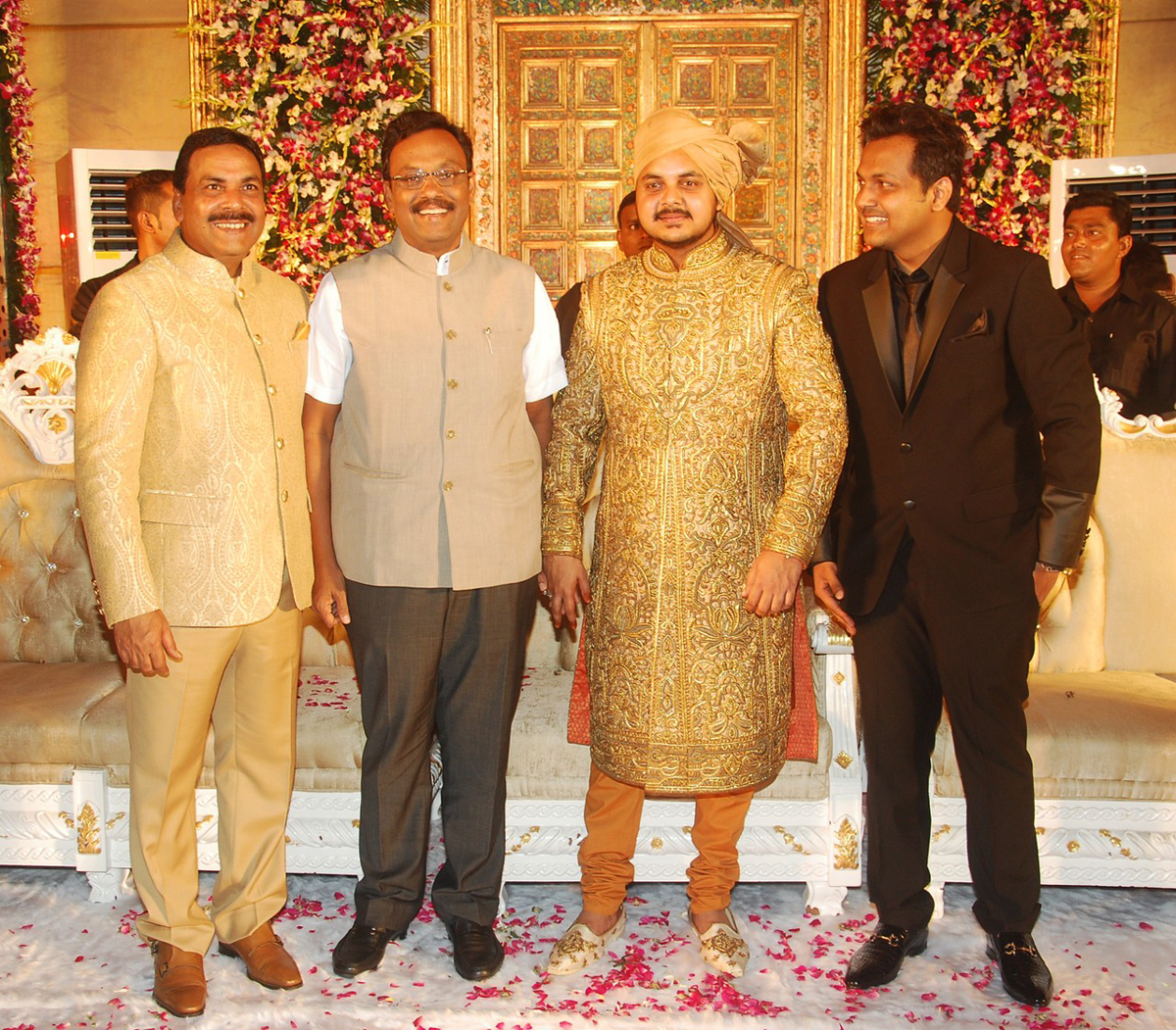 MLA & Former Cabinet Minister Mohd.Arif Naseem Khan Son Mohd. Aamir Khan Weds Sahab Malika Reception Ceremony at Bandra BKC.
