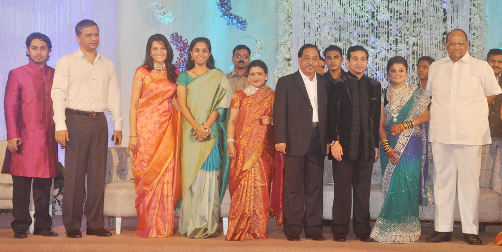 RECEPTION CEREMONY OF NITESH & RUTUJA RANE IN MUMBAI.