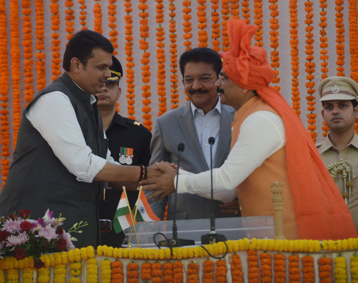 Oath Taking Ceremony of BJP & Shivsena Cabinet Minister's & State Minister's of Maharashtra at Vidhan Bhavan Mumbai.