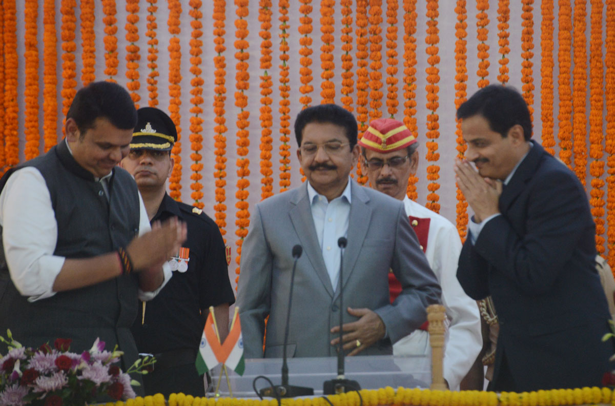 Oath Taking Ceremony of BJP & Shivsena Cabinet Minister's & State Minister's of Maharashtra at Vidhan Bhavan Mumbai.