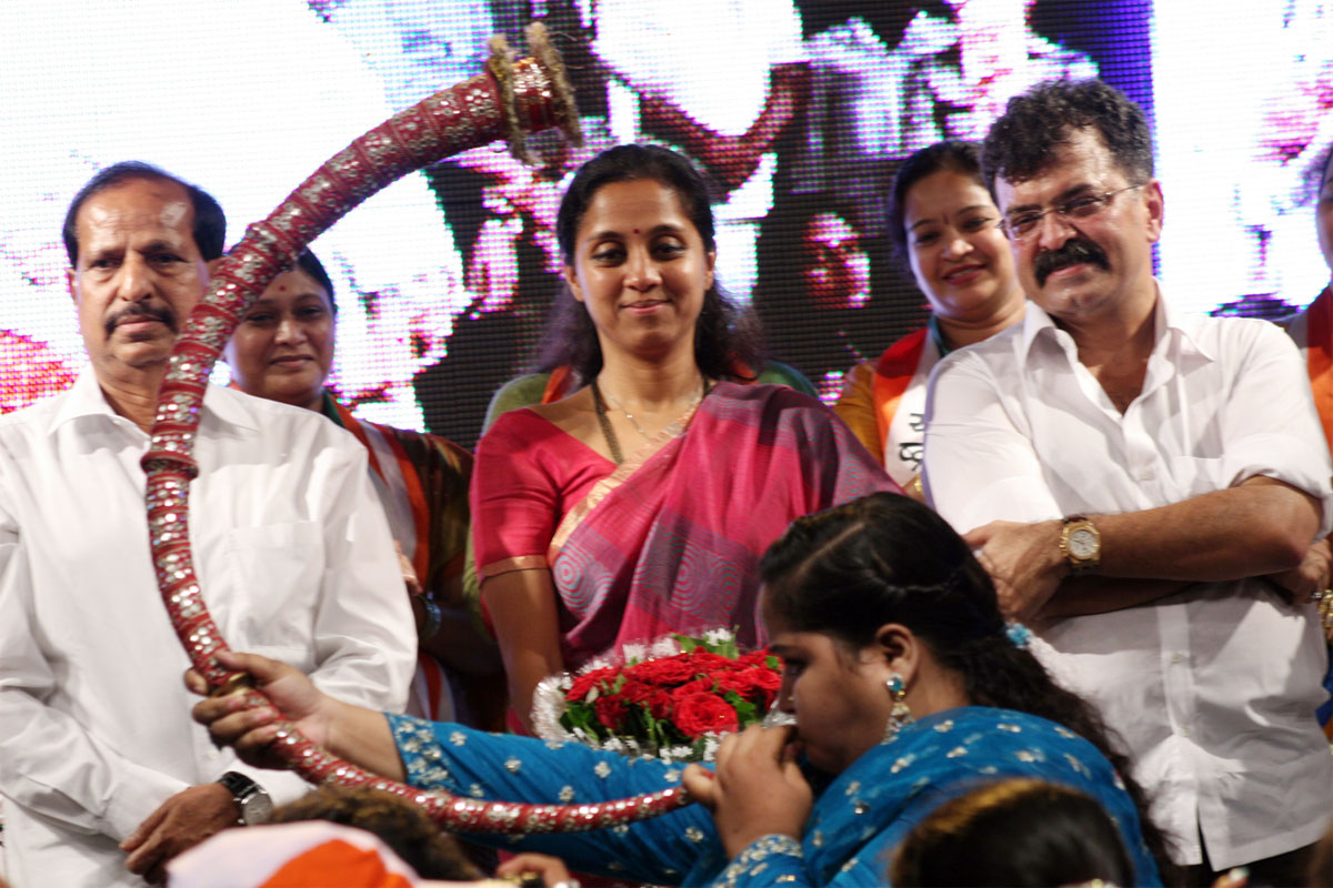 MP.SUPRIYATAI SULE IN NCP.YUVATI MELAVA AT THANE.