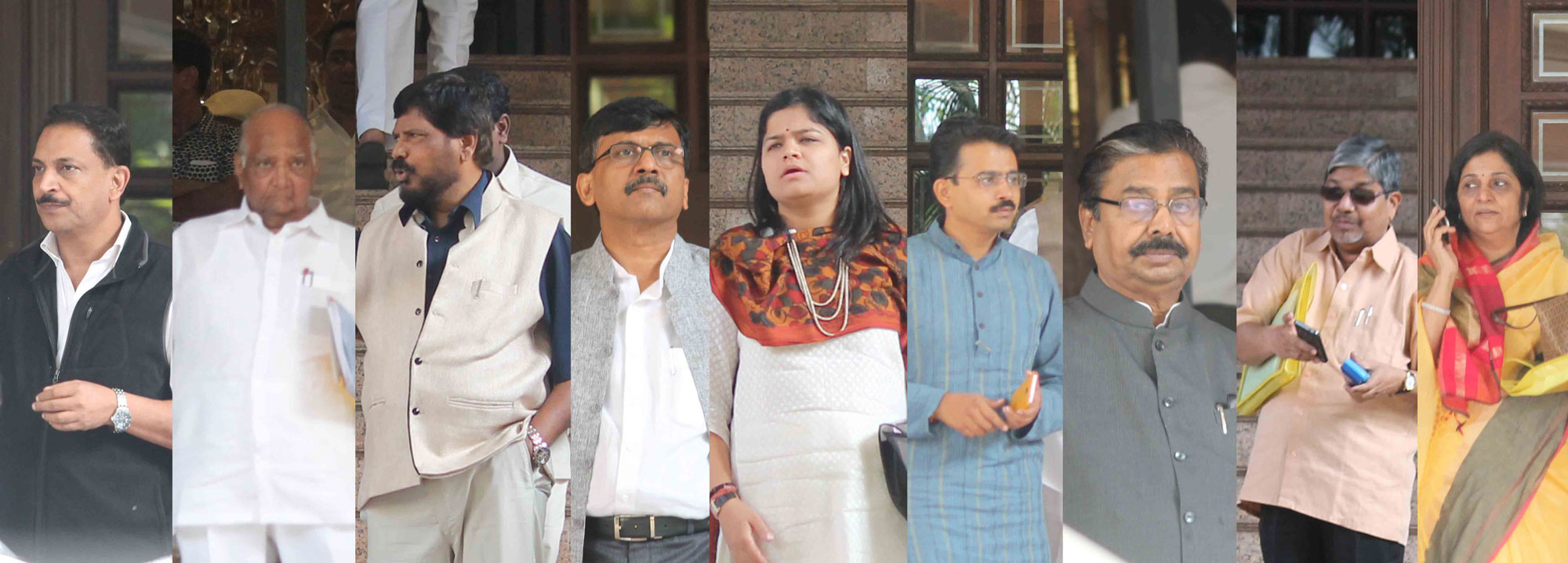All Party Maharashtra Loksabha & Rajya Sabha MP's Meeting At Sahyadri Guest House.