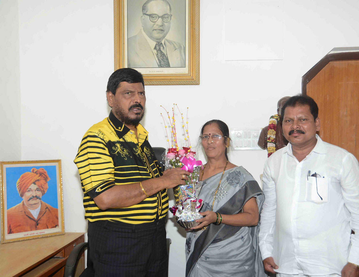 RPI Leader MP. Ramdas Athawale.