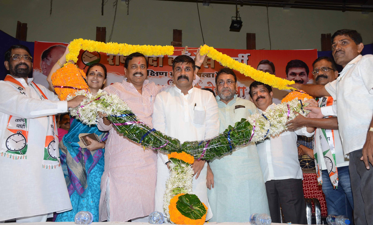 NCP Karykarta Melava at Shirodkar High School at Parel.
