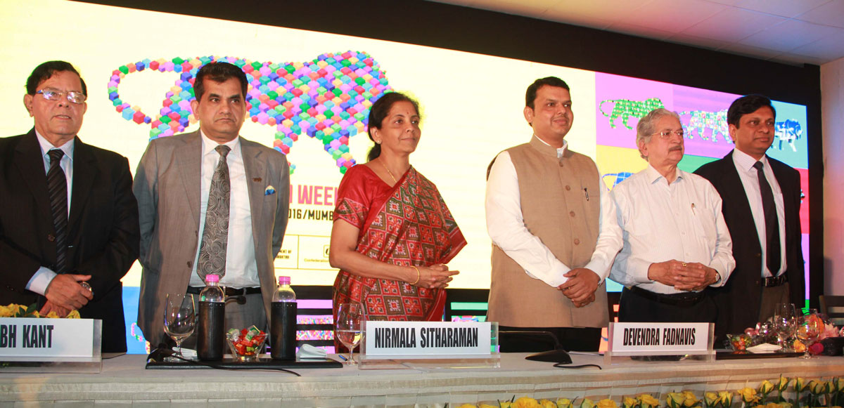 "Make in India" Curtain Raiser Press Conference at  MMRDA Ground BKC.