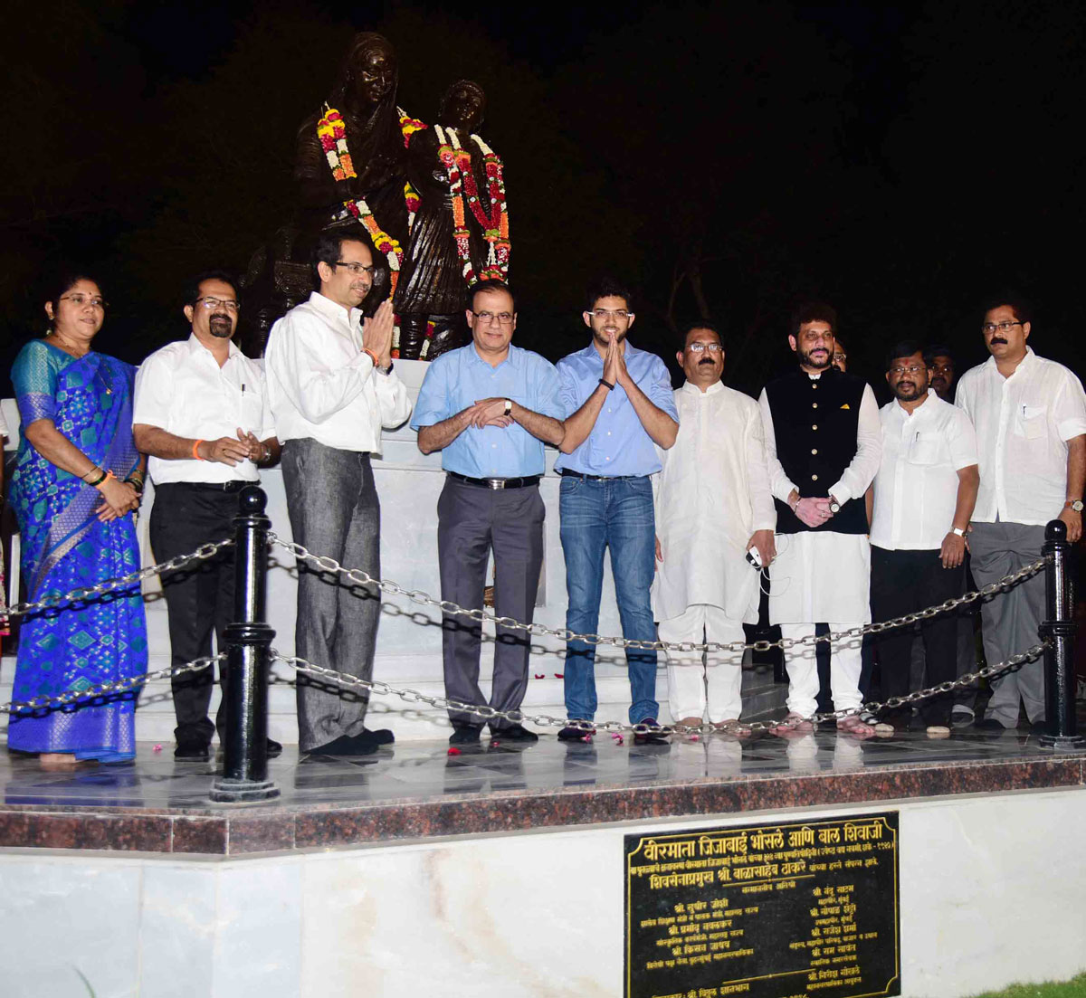 Shivsena Chief Uddhav Thackarey & Aditya Thackarey at Veer Jijamata Udyan Rani Baugh