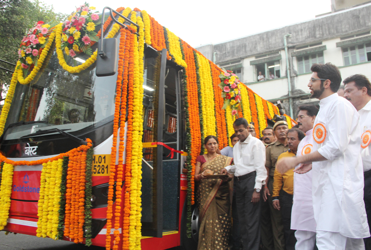 BEST Inauguration by Yuva Sena President Aditya Thackarey at Dadar.