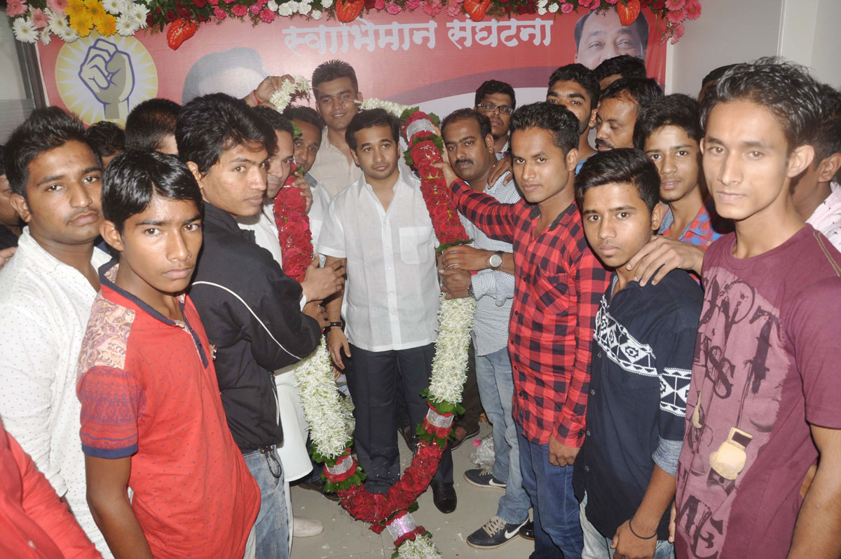 Swabhimaan Sanghatana President & MLA Nitesh Narayanrao Rane Birthday Celebration at Pune.