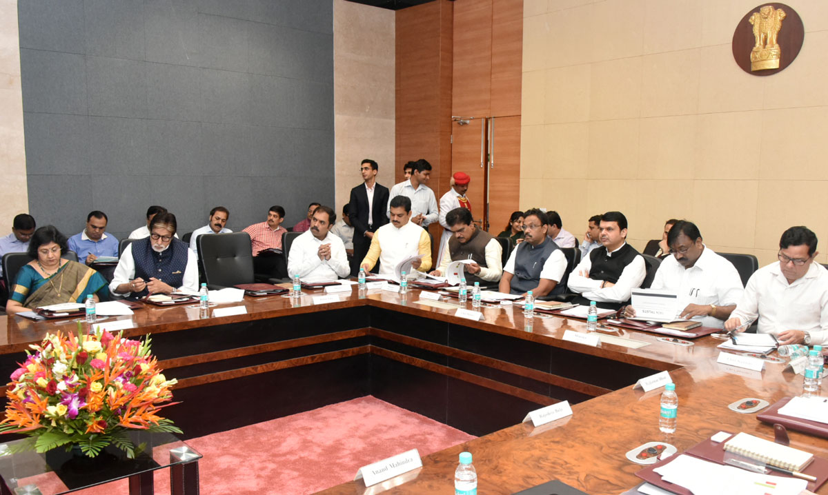 Chief Minister Devendra Fadnavis  Meeting at Mantralaya.