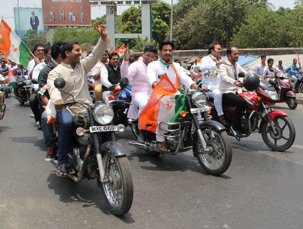Punjab MLA & AICC Youth Congress President Amrinder Singh (Raja Brar) In Mumbai.