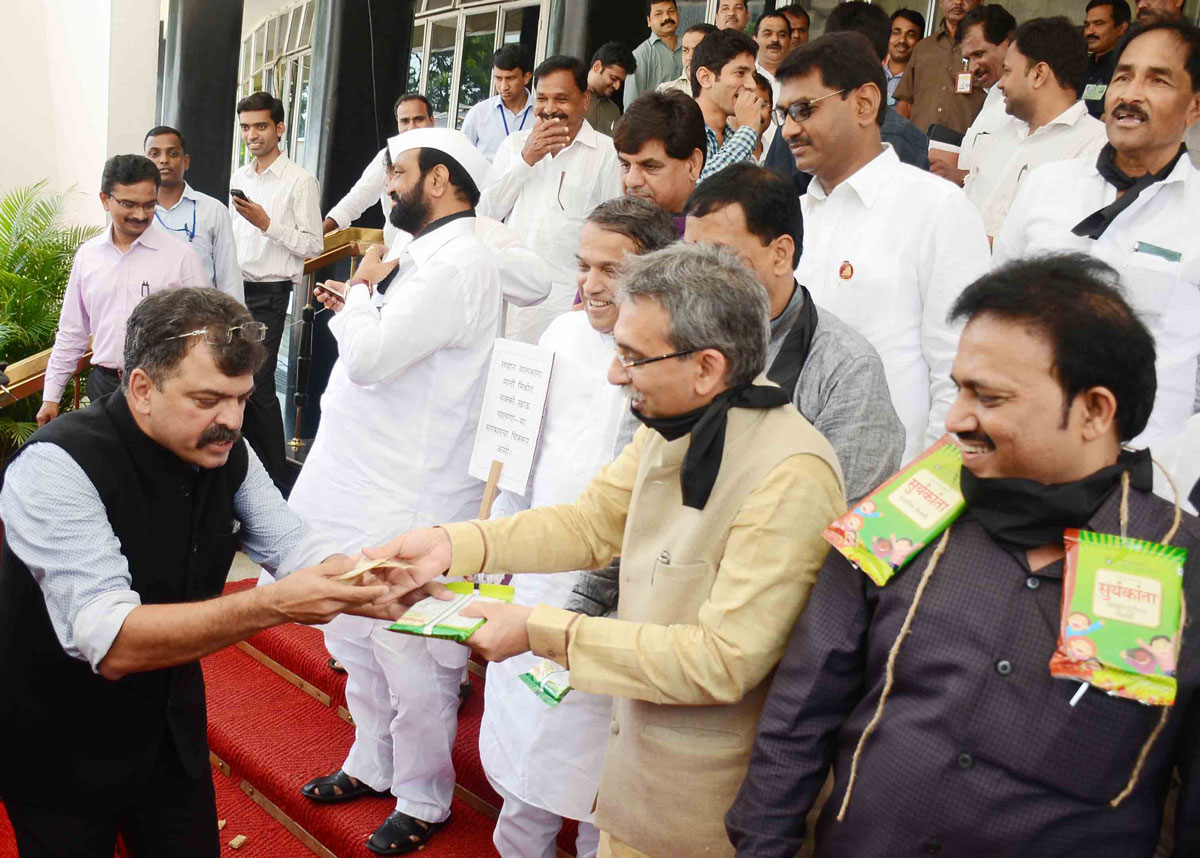 2nd Day Monsoon Assembly Session at Vidhan Bhavan in Mumbai.