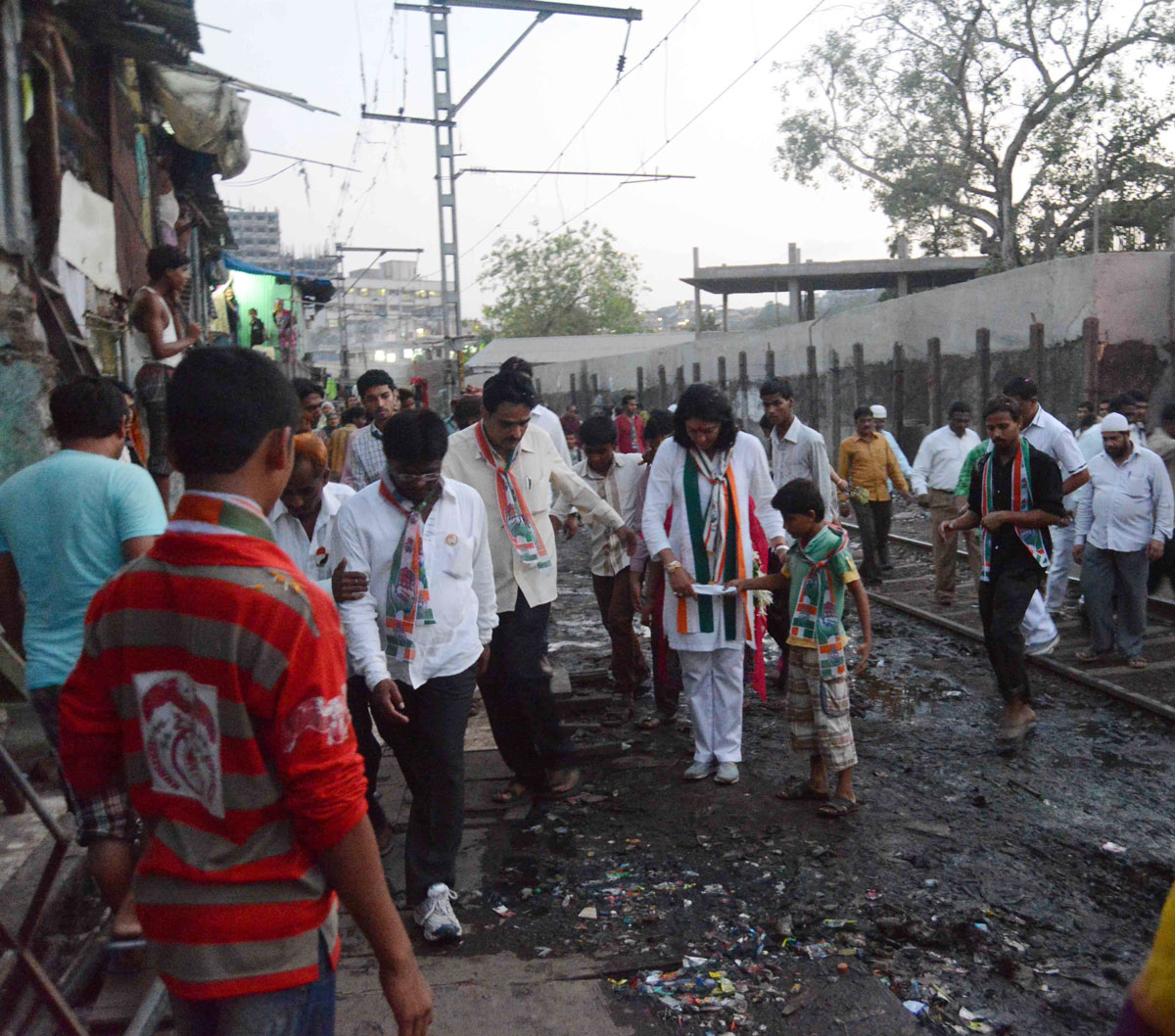 Election Campaign Rally & Padyatra of MP. Candidate Priya Dutt.