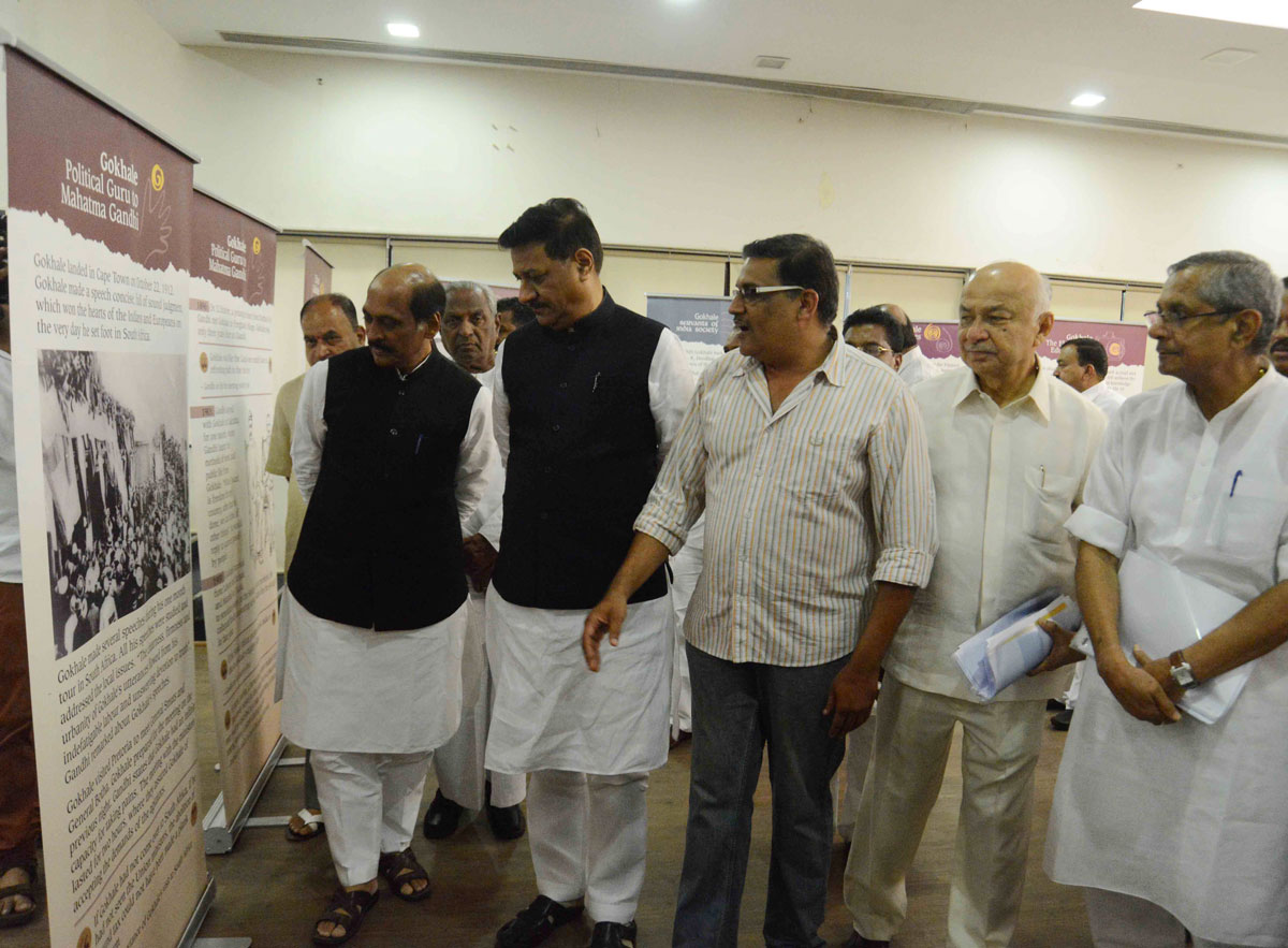 3Days Photo Exhibition of Maker of Modern India Late Gopal Krishna Gokhale,Inaugurated by Chief Minister Prithviraj Chavan at Tilak Bhavan Dadar.