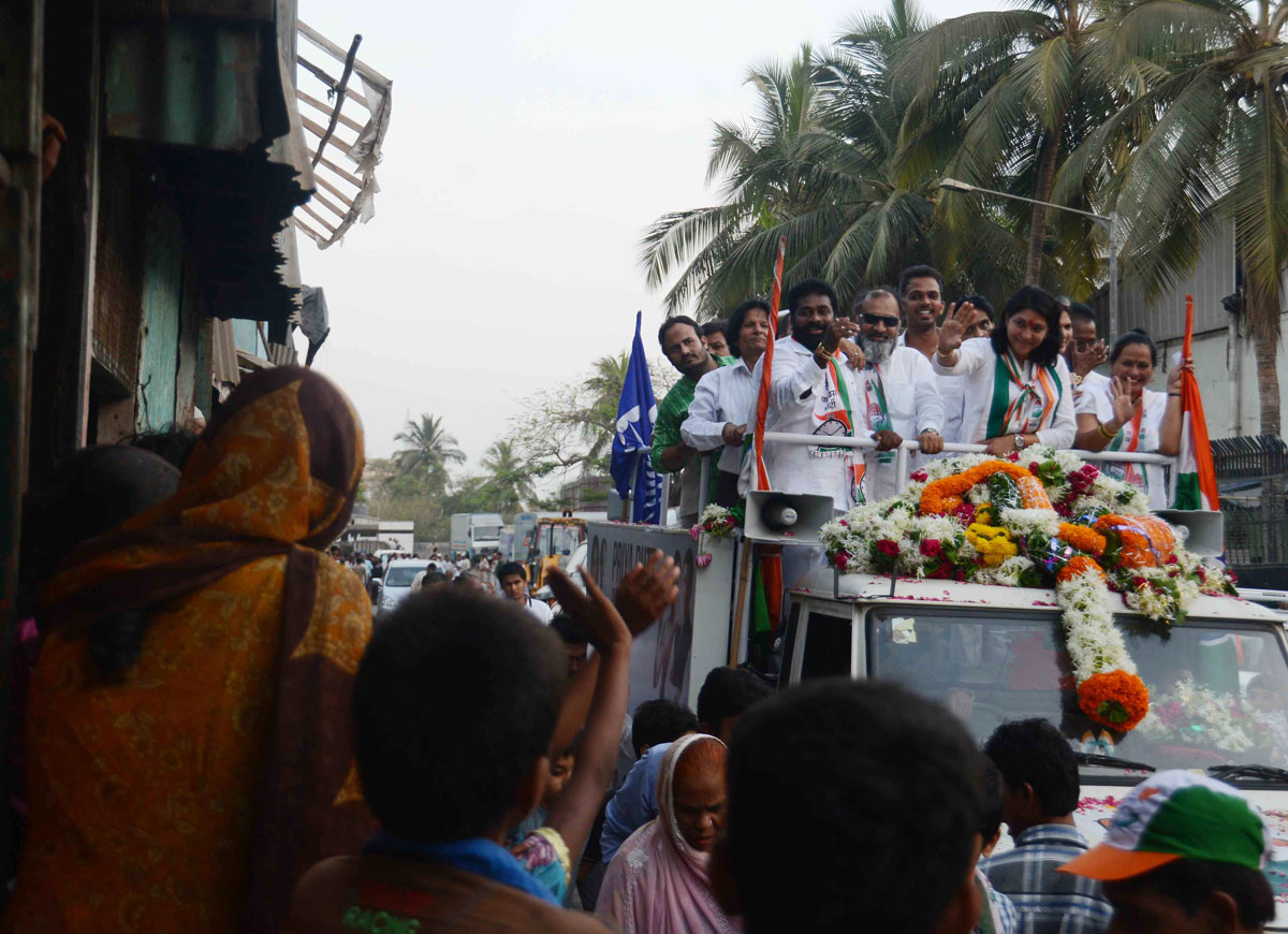 Election Campaign Rally & Padyatra of MP. Candidate Priya Dutt.