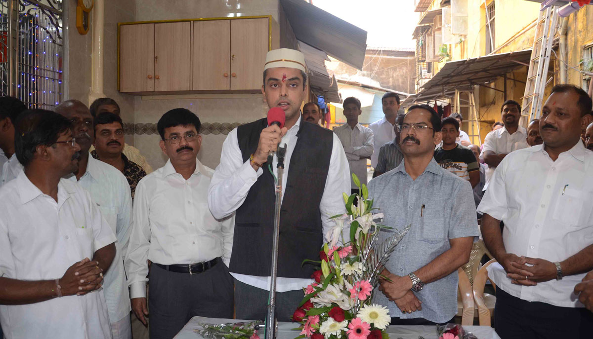 Union Minister of state & MP.Milind Deora Inaugurates the completed work from his MP LAD Funds in South Mumbai.
